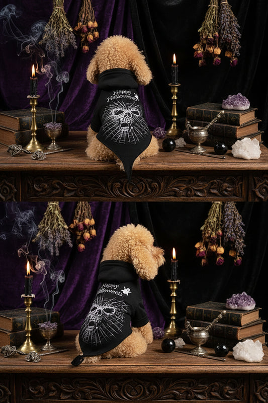 Halloween Pet Hoodie - Sorceress Sanctuary Black / XS-Black / S-Black / M-Black / L-Black / XL