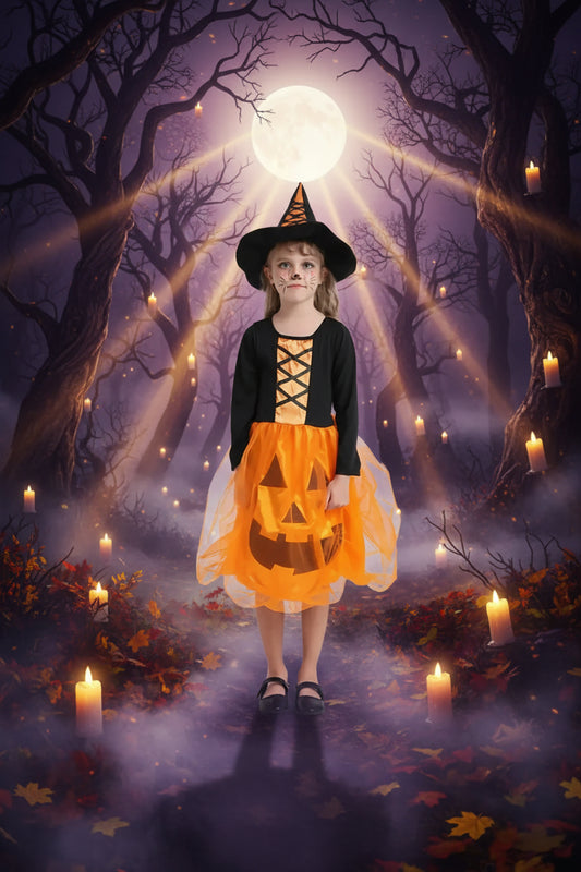 Halloween Pumpkin Costume - Sorceress Sanctuary Pumpkin skirt / L-Pumpkin skirt / M-Pumpkin skirt / S