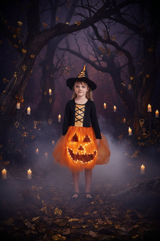 Halloween Pumpkin Costume - Sorceress Sanctuary Pumpkin skirt / L-Pumpkin skirt / M-Pumpkin skirt / S
