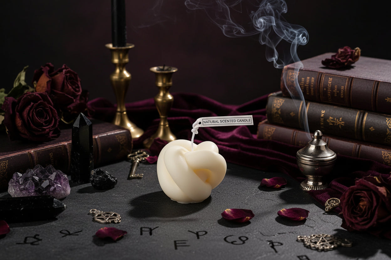 Handmade Geometric Candles - Sorceress Sanctuary Kink Candle-Diamond Cube-Ball-Cactus-Conical