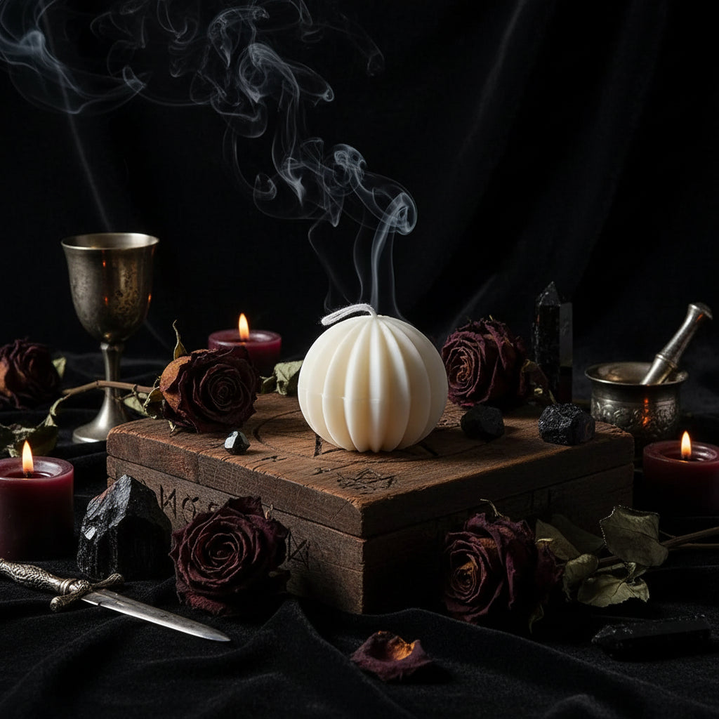 Handmade Geometric Candles - Sorceress Sanctuary Kink Candle-Diamond Cube-Ball-Cactus-Conical