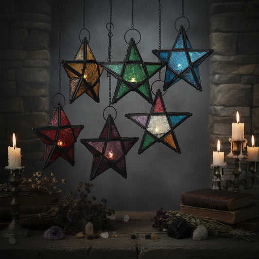 Hanging Star Lamp - Sorceress Sanctuary Red-Five color