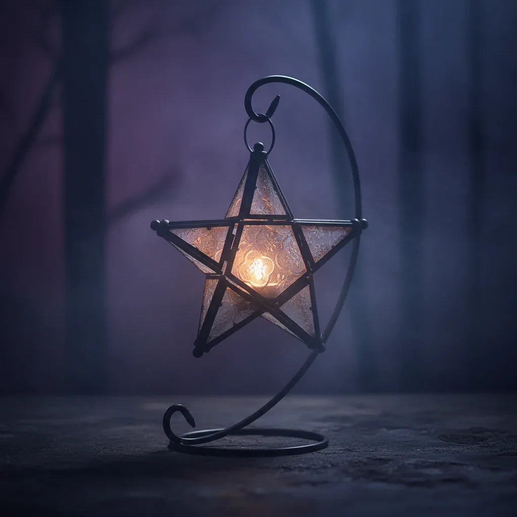 Hanging Star Lamp - Sorceress Sanctuary Red-Five color