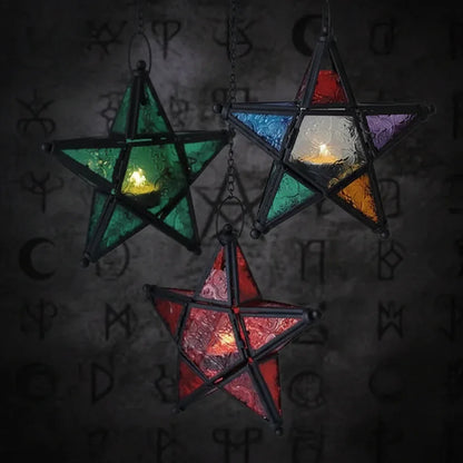 Hanging Star Lamp - Sorceress Sanctuary Red-Five color