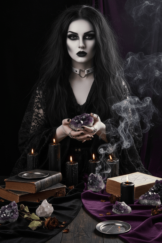 Heart Leather Choker Sorceress Sanctuary