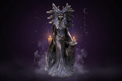 Hecate Statue - Sorceress Sanctuary Hecate Greek Goddess of Magic with Her Hounds