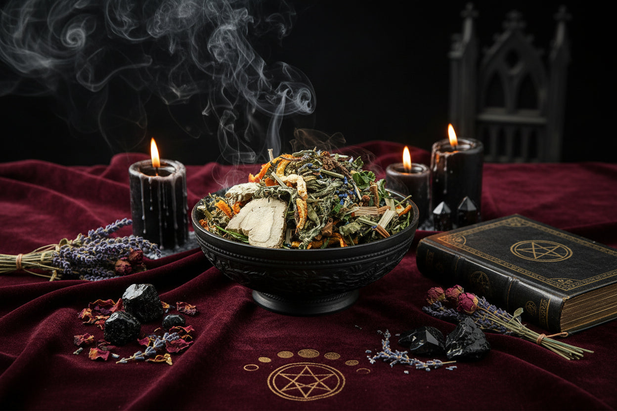 Herbal Sachets - Sorceress Sanctuary Wormwood 100g-Lavender 100g-Twelve Chinese herbal medicines 100g-Clove 100g-Mint 100g