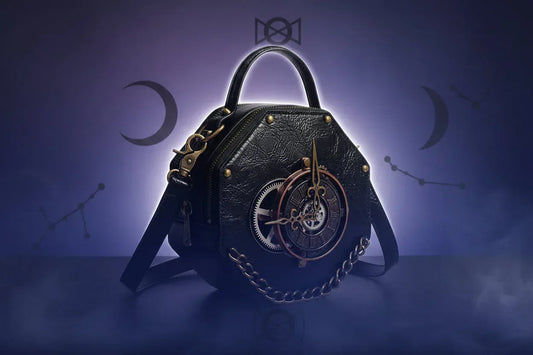Hexagram Crossbody Bag - Sorceress Sanctuary Black / 18*10*18cm
