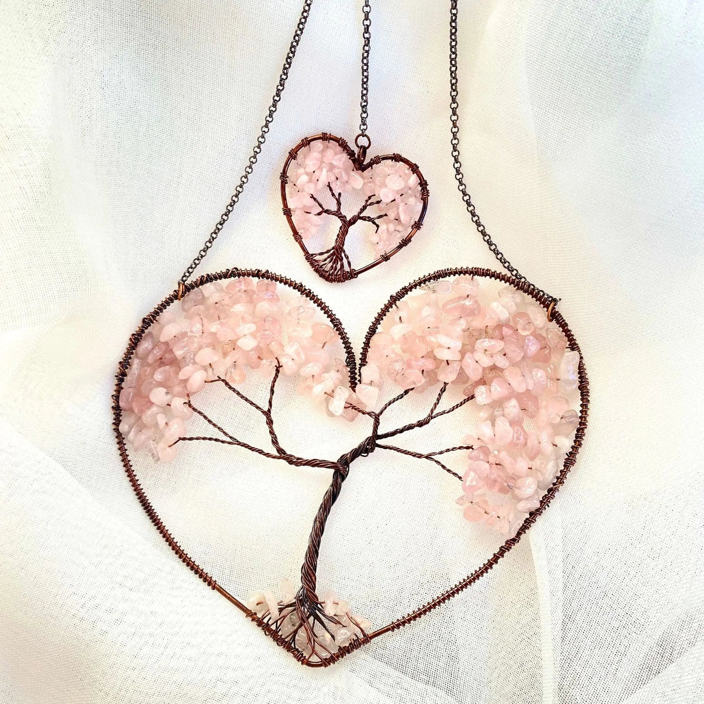 Crystal Heart Tree Of Life Dreamcatcher Sorceress Sanctuary