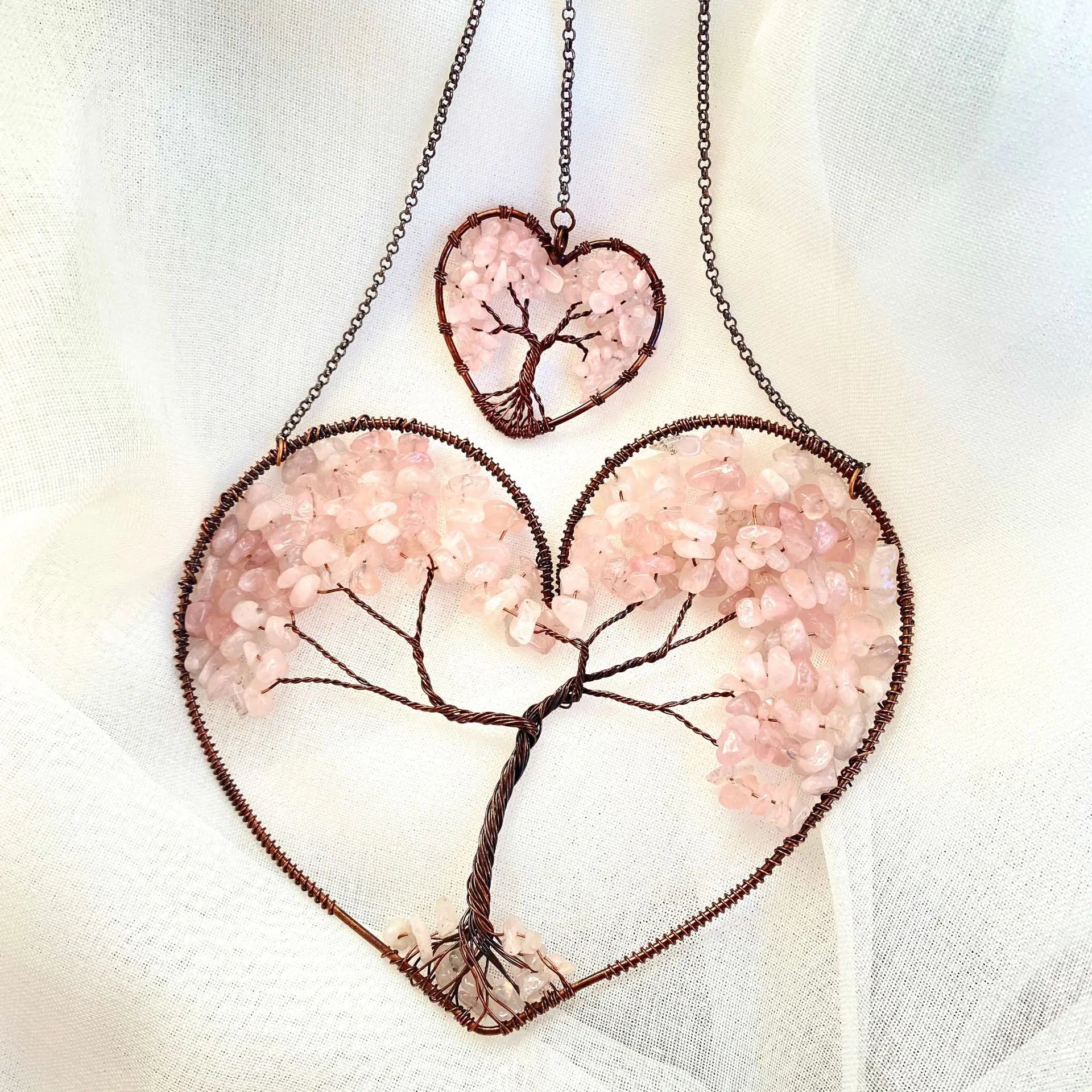 Crystal Heart Tree Of Life Dreamcatcher Sorceress Sanctuary