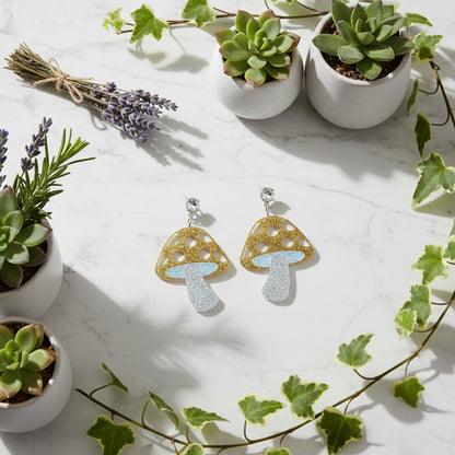 Mushroom Earrings