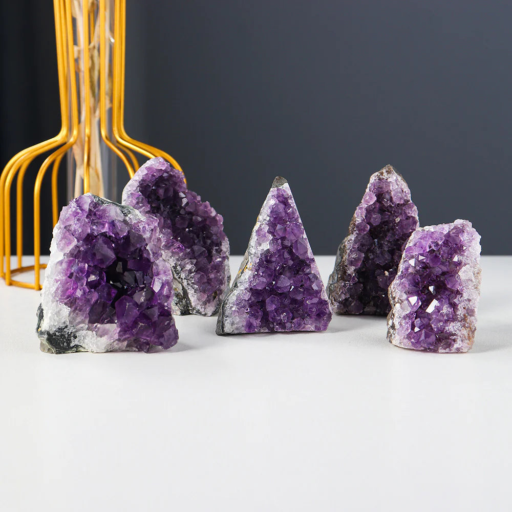 Natural Amethyst Crystal Cluster