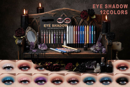 Pearlescent Eye Shadow Stick 12 Sets Sorceress Sanctuary