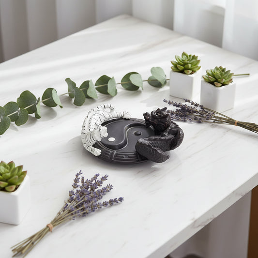 Ceramic Incense Burner with Dragon Design for Home Decor Sorceress Sanctuary