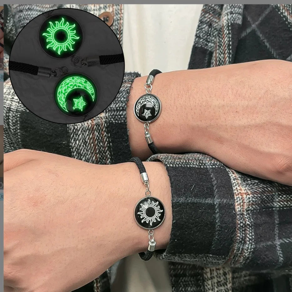 Sun & Moon Luminous Couples Bracelet