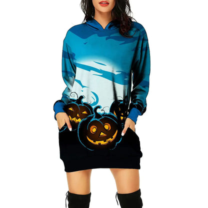 Spooky Print Dress