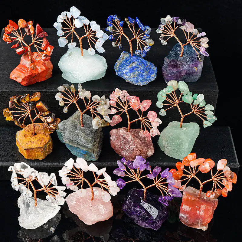 Natural Crystal Tree |  Amethyst Base Sorceress Sanctuary