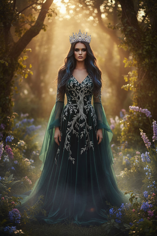 Ice Queen Crown - Sorceress Sanctuary Silver Crown