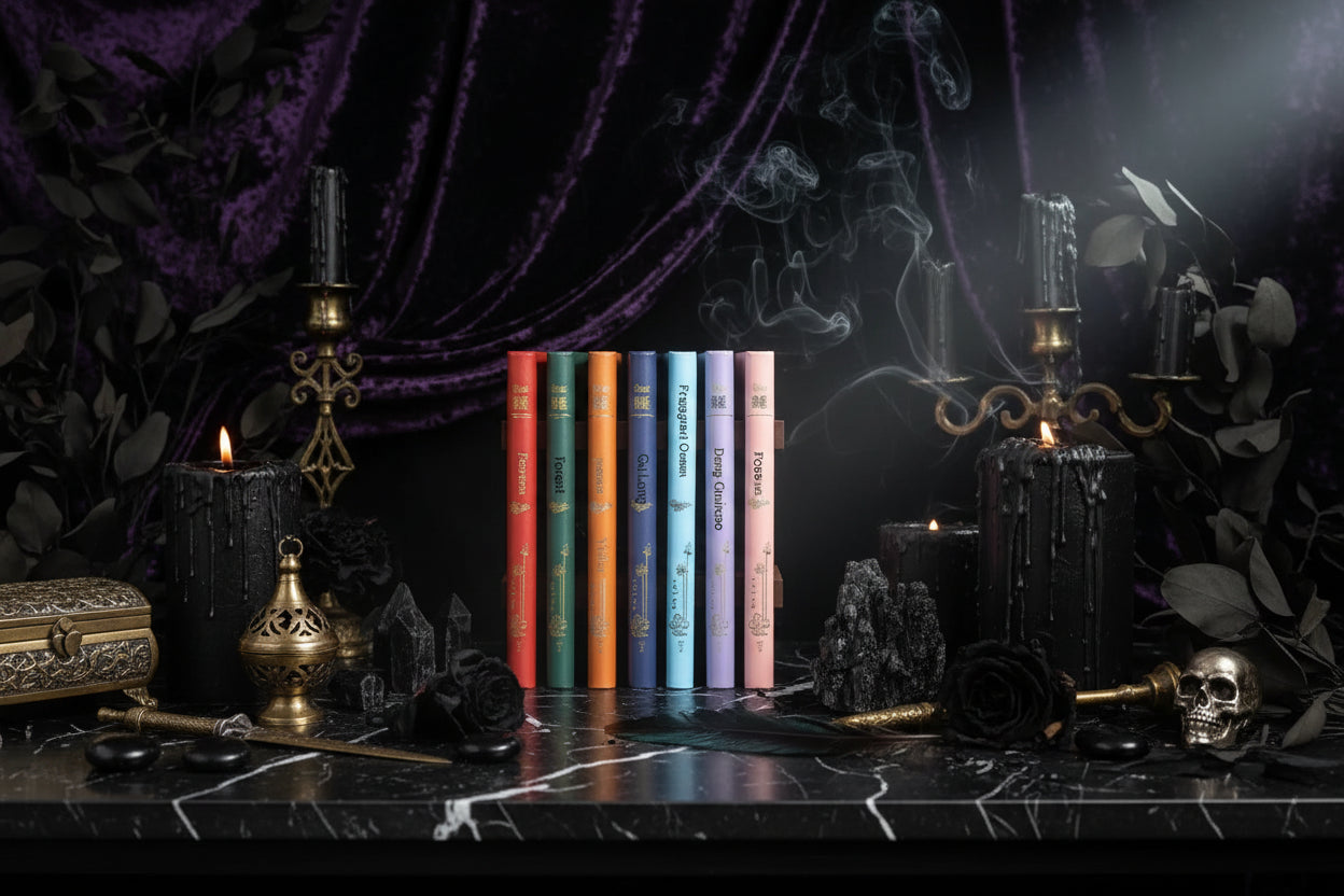 Incense Sticks - Sorceress Sanctuary Ancient Dragon-Rose-forest-Jasmine-Lover Grass