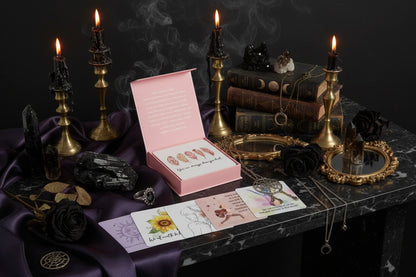 Inspirational Affirmation Set - Sorceress Sanctuary Pink-Blue