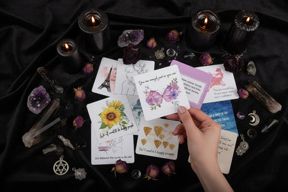 Inspirational Affirmation Set - Sorceress Sanctuary Pink-Blue