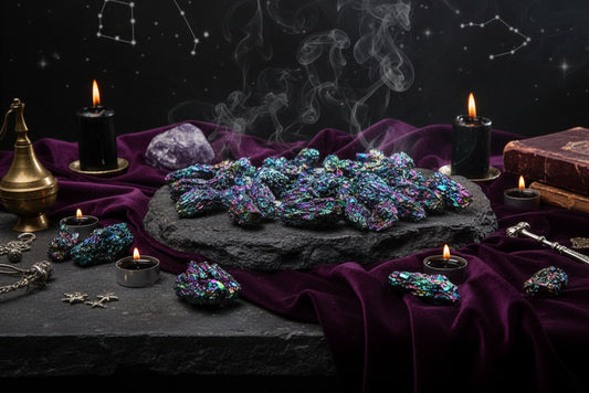 Iridescent Mineral Crystals - Sorceress Sanctuary 2.5to3-3to3.5-3.5to4-4to5-6to8