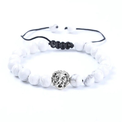 Black Dragon & Lion Head Bracelet Sorceress Sanctuary