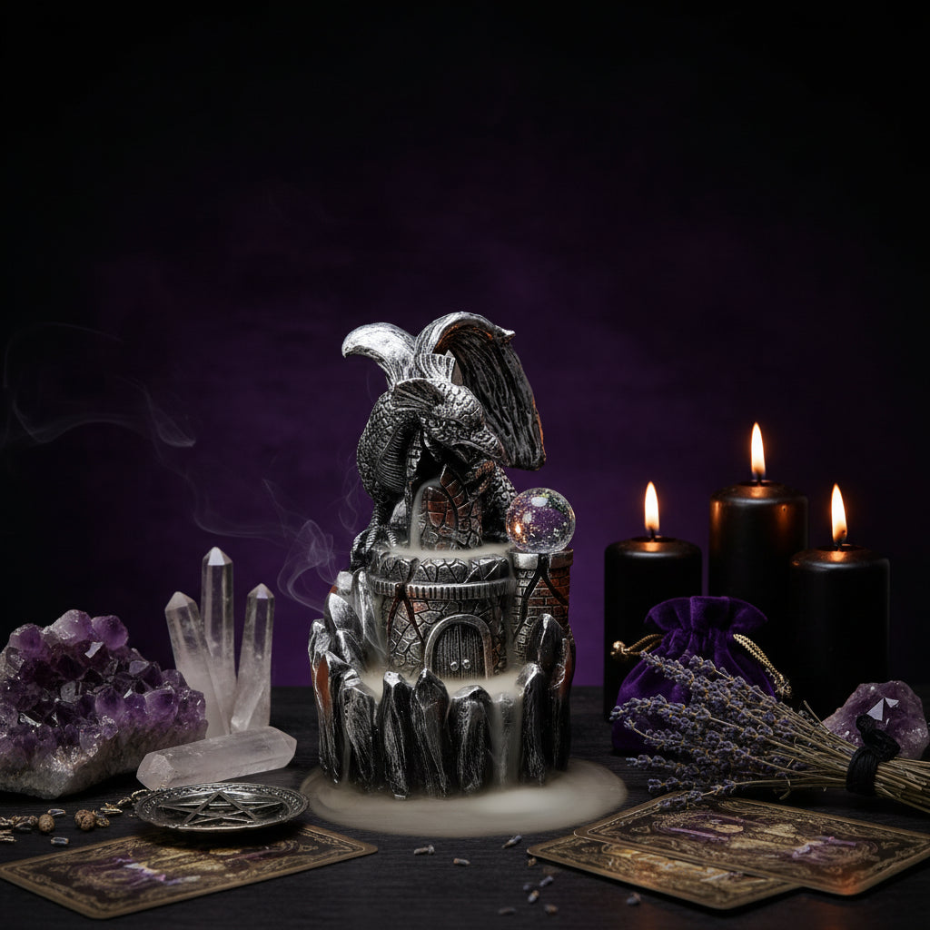 LED Dragon Incense Burner