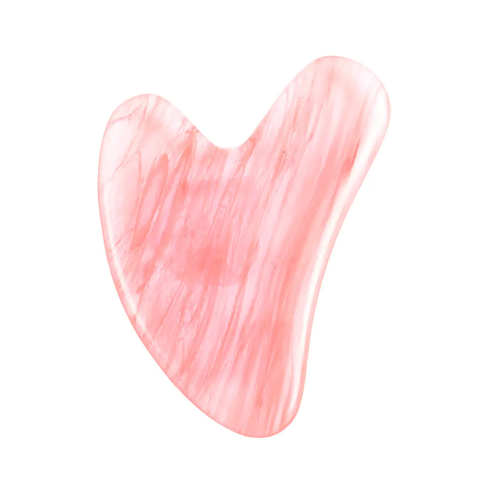 Natural Pink Crystal Gua Sha Board Sorceress Sanctuary