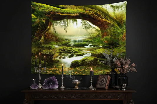 Mystic Forest Tapestry - Sorceress Sanctuary