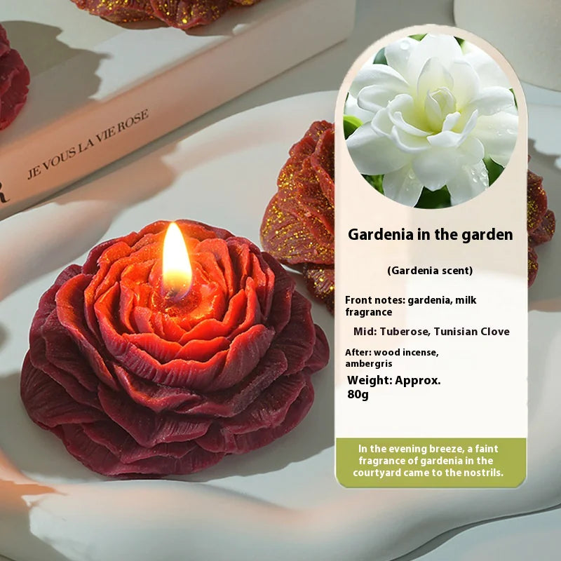 Gilding Peony Rose Handmade Aromatherapy Candle