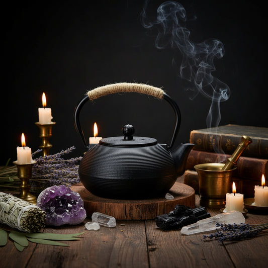 Japanese Teapot - Sorceress Sanctuary New Black / 520ml