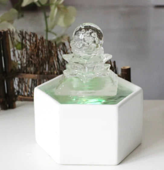 Luxury Crystal Water Fountain