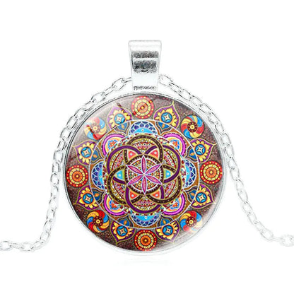 Vintage Mandala Chakra Necklace