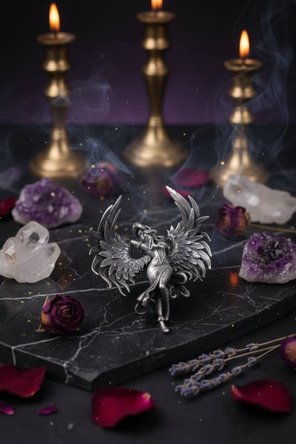 Angel Wings Lovers Pendant Sorceress Sanctuary