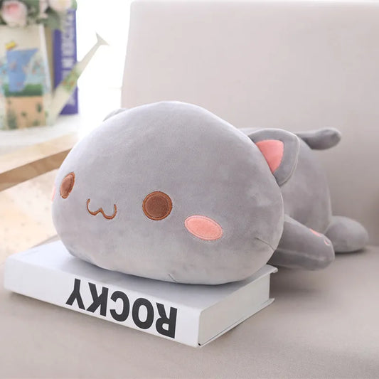 Grey & White Kitty Plushie Familiars