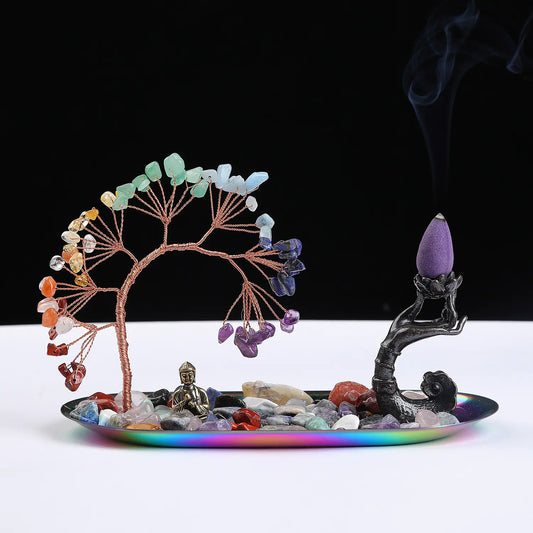 Crystal Lucky Tree | Incense Holder