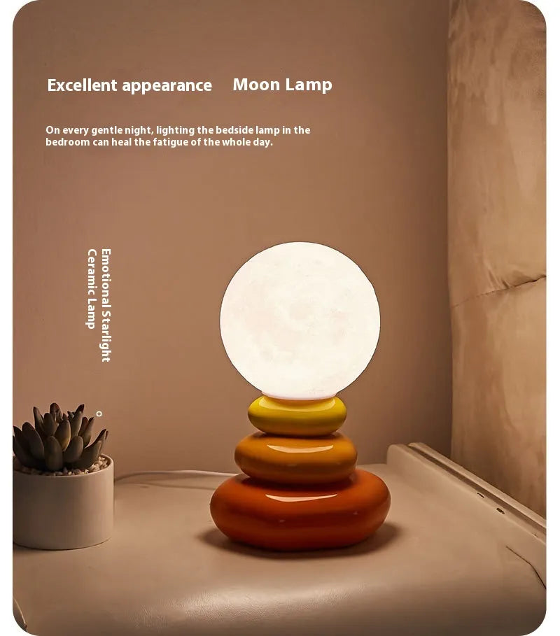 Zen Stacked Stone Lamp