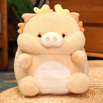 Cute Dragon Pig Plush Familiar