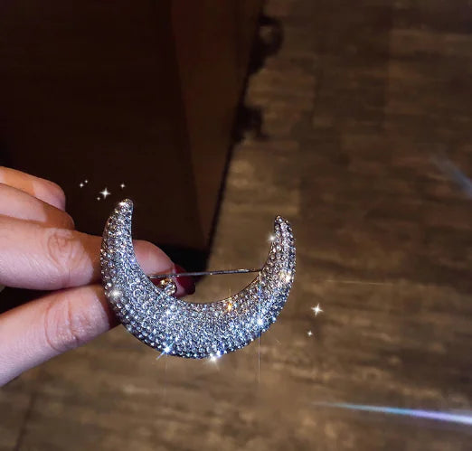 Celestrial Moon Brooch