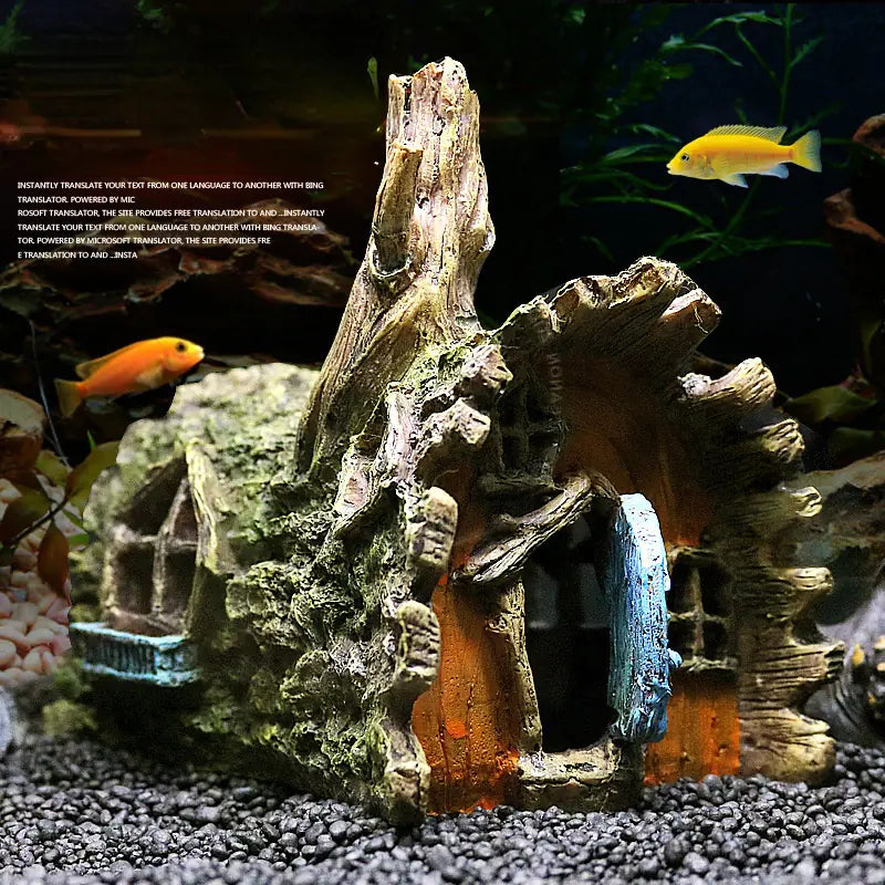 Premium Tree Root Wooden House