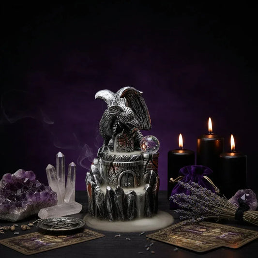 LED Dragon Incense Burner - Sorceress Sanctuary Pterosaur