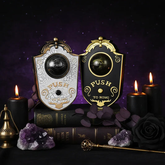 LED Eye Doorbell - Sorceress Sanctuary White doorbell-Black doorbell