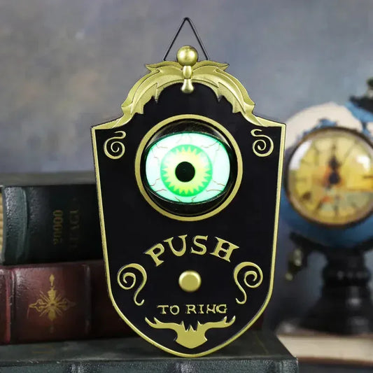 LED Eye Doorbell - Sorceress Sanctuary White doorbell-Black doorbell