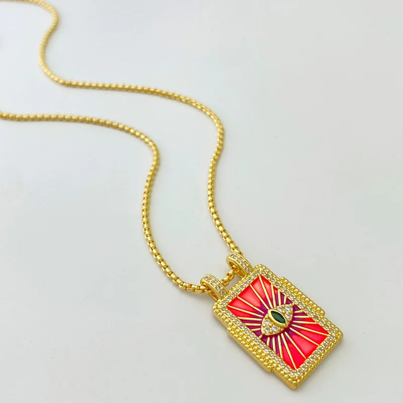 Gilded Tarot Pendant