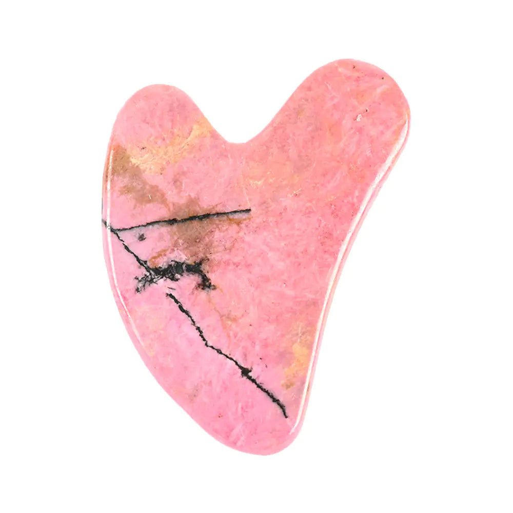 Natural Pink Crystal Gua Sha Board Sorceress Sanctuary