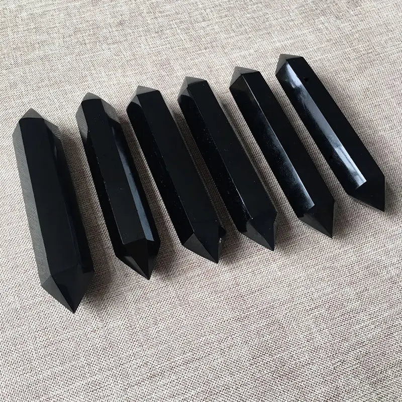 Black Obsidian | Double Point Column