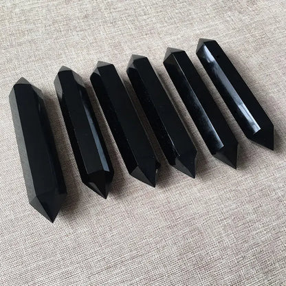 Black Obsidian | Double Point Column