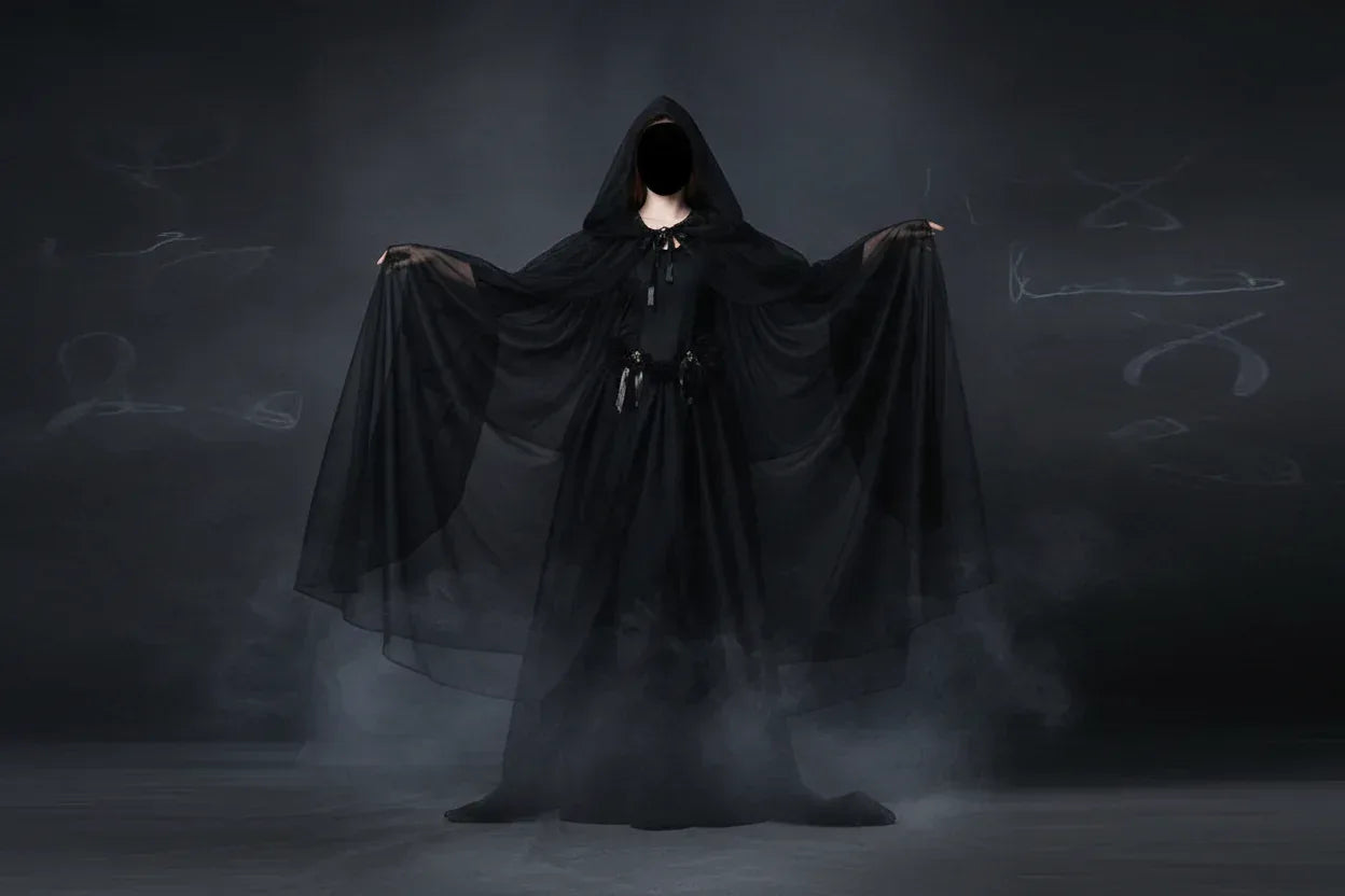 Lace Cloak - Sorceress Sanctuary Black / S-Black / M-Black / L-Black / XL-Black / XXL