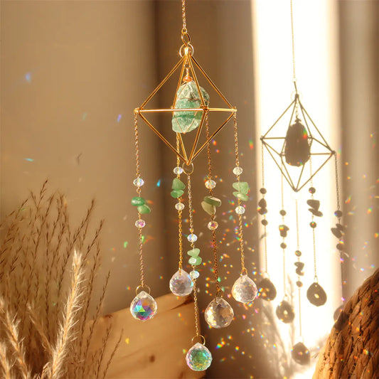 Natural Crystal Wind Chime